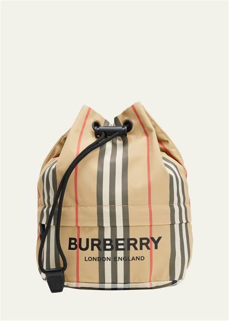 burberry phoebe heritage stripe bucket bag|Burberry Phoebe Heritage Stripe Bucket Bag w/ Tags .